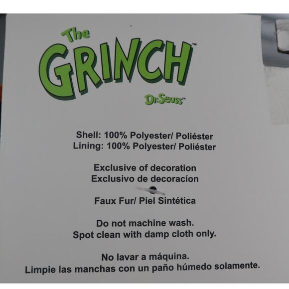 Max Grinch Christmas Slippers Adult L XL - Picture 7 of 7